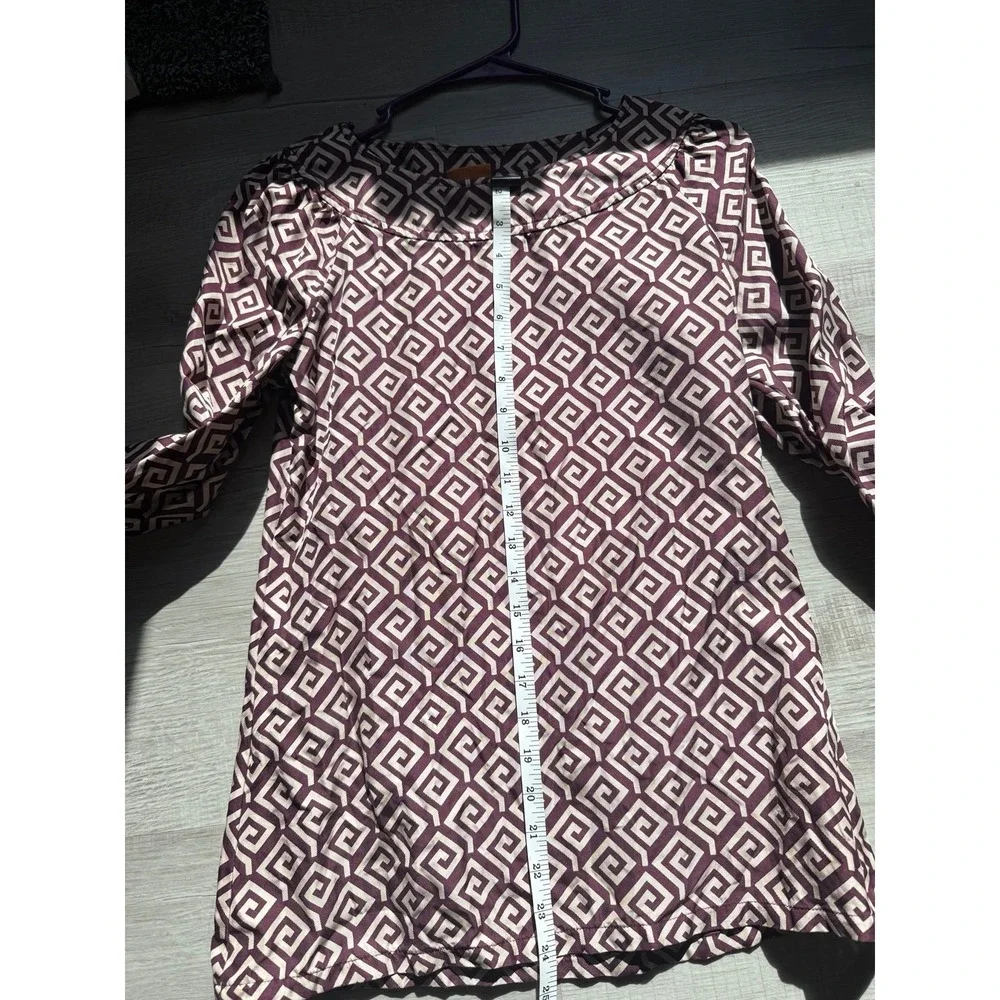 Tory‎ Burch silk women's top Blouse shirt silk 4